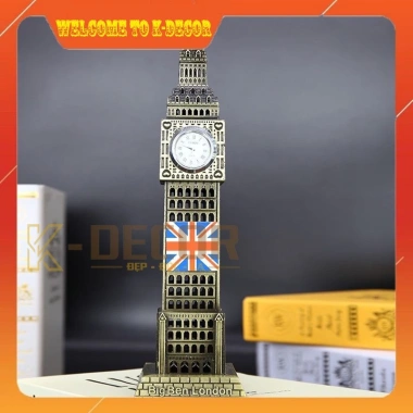 Mô hình trang trí tháp đồng hồ Bigben - Phòng khách, giảm 20%, chỉ 100.000 VND