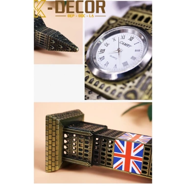 Mô hình trang trí tháp đồng hồ Bigben - Phòng khách, giảm 20%, chỉ 100.000 VND