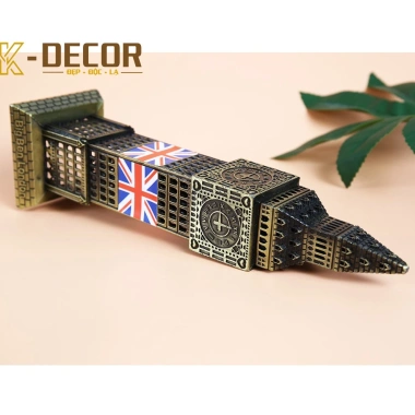 Mô hình trang trí tháp đồng hồ Bigben - Phòng khách, giảm 20%, chỉ 100.000 VND
