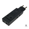 Mở rộng ổ cắm tường 4 trong 1 EU Adapter du lịch 180 do chuyển đổi nguồn di động 7