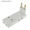 Mở rộng ổ cắm tường 4 trong 1 EU - Bộ chuyển đổi phích cắm 180 độ, nguồn di động du lịch 4