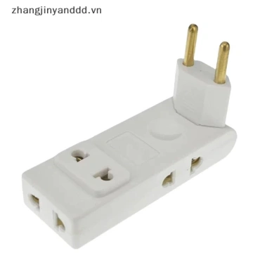 Mở rộng ổ cắm tường 4 trong 1 EU - Bộ chuyển đổi phích cắm 180 độ, nguồn di động du lịch
