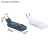 Mở rộng ổ cắm tường 4 trong 1 EU - Bộ chuyển đổi phích cắm 180 độ, nguồn di động du lịch 5