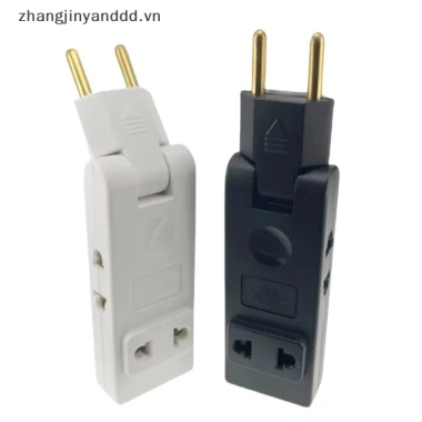 Mở rộng ổ cắm tường 4 trong 1 EU - Bộ chuyển đổi phích cắm 180 độ, nguồn di động du lịch