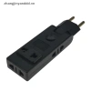 Mở rộng ổ cắm tường 4 trong 1 EU - Bộ chuyển đổi phích cắm 180 độ, nguồn di động du lịch 8