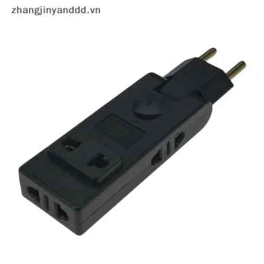 Mở rộng ổ cắm tường 4 trong 1 EU - Bộ chuyển đổi phích cắm 180 độ, nguồn di động du lịch