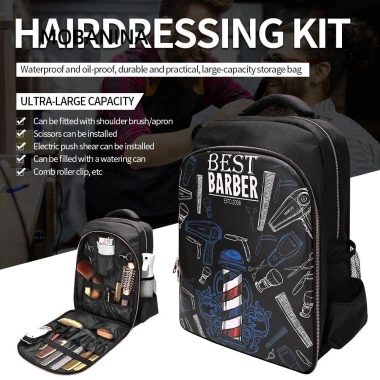 MOBANINA Túi Du Lịch Đèn Salon Đen – Ba Lô Đa Năng Bảo Quản Dụng Cụ Làm Tóc, Dung Tích Lớn, Giá 391.932₫
