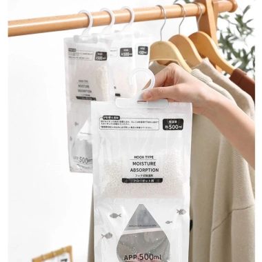 MOBANINA Túi hút ẩm chống ẩm, giảm mùi, treo sấy quần áo gia đình, phù hợp phòng ngủ, tủ quần áo - Giá ưu đãi 43.120 VND