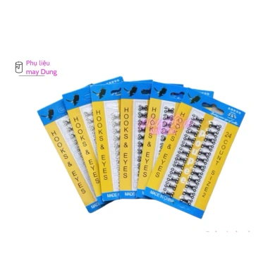 Móc Cài Áo Dài Kim Loại Vĩ 24 Cặp - Giá Chỉ 25.000 VNĐ, Siêu Bền và Sang Trọng 4