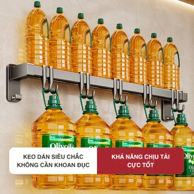 Móc dán tường Sanhe – Kệ bếp treo đồ nhôm, treo nắp nồi, thớt – Giá 76.440₫ 8 Móc dán tường Sanhe – Kệ bếp treo đồ nhôm, treo nắp nồi, thớt – Giá 76.440₫ 8