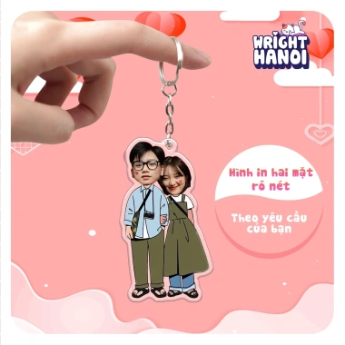 Móc khóa cặp đôi in hình dễ thương, quà tặng yêu thương cho người yêu, bạn bè, gia đình, giá 15.647 VND Móc khóa cặp đôi in hình dễ thương, quà tặng yêu thương cho người yêu, bạn bè, gia đình, giá 15.647 VND