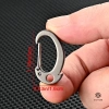 Móc khóa Carabiner titan hạng nặng tháo nhanh, bộ vòng chìa khóa và móc ba lô bền 5