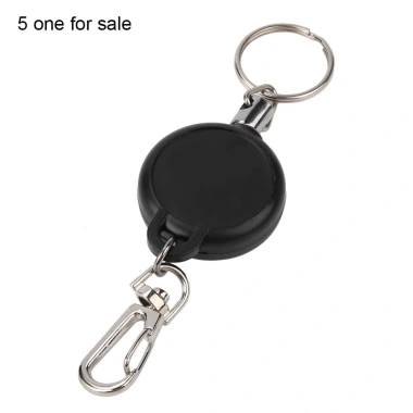 Móc khóa chìa kéo được MOBANINA dây xích thép 60cm phù hợp ba lô, giá ưu đãi 100.384 VND