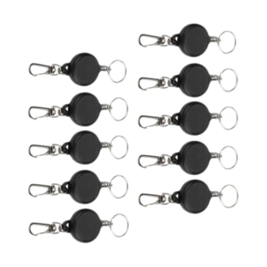 Móc khóa chìa kéo được MOBANINA dây xích thép 60cm phù hợp ba lô, giá ưu đãi 100.384 VND