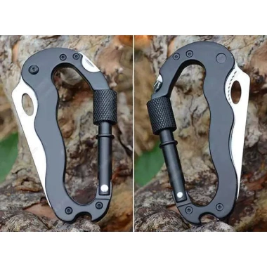 Móc Khóa Đa Năng 5in1 Sinh Tồn – Dao Gập Mini, Cưa, Tua Vít, Mở Nắp Chai cho Phượt và Cắm Trại – 59.000đ