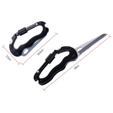 Móc Khóa Đa Năng 5in1 Sinh Tồn – Dao Gập Mini, Cưa, Tua Vít, Mở Nắp Chai cho Phượt và Cắm Trại – 59.000đ