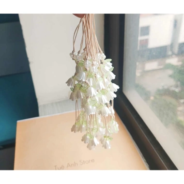 Móc khóa & Dây treo điện thoại hoa Linh Lan - Nhỏ xinh, tinh tế, may mắn, giảm giá 23% chỉ 19.000đ