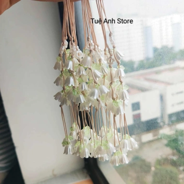 Móc khóa & Dây treo điện thoại hoa Linh Lan - Nhỏ xinh, tinh tế, may mắn, giảm giá 23% chỉ 19.000đ
