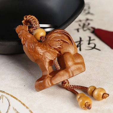 Móc Khóa Gỗ Đào May Mắn Bảo Vệ An Toàn Du Lịch - Giá Ưu Đãi 96.800₫ 5