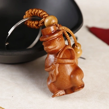 Móc Khóa Gỗ Đào May Mắn Bảo Vệ An Toàn Du Lịch - Giá Ưu Đãi 96.800₫ 10