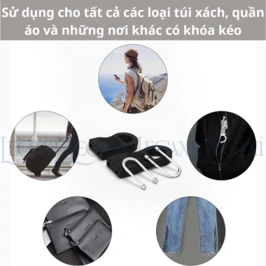 Móc Khóa Kéo Đa Năng Nhựa Tháo Rời 10 Cái - Thay Thế Quần Áo, Balo, Vali 11k 7