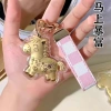 Móc khóa ngựa vàng Bính Ngọ 2.026 - Charm may mắn, giảm giá 45.000đ, chất liệu cao cấp 2