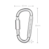 Móc khóa nhôm 8CM Siêu Cứng - Treo balo, đồ du lịch, giá ưu đãi 35.000 5