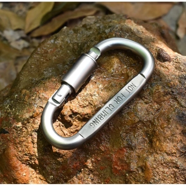 Móc khóa nhôm 8CM Siêu Cứng - Treo balo, đồ du lịch, giá ưu đãi 35.000 8