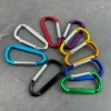 Móc Khóa Nhôm D Dẹp 6cm – Chiệu Tải Tốt, Nhôm Dày, Dùng Cho Ba Lô, Câu Cá, Lò Xo DIY Carabiner