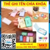 Móc khóa thẻ tên Magic1 - Đánh dấu, ghi chú, vali, hành lý, chỉ 2.000đ 5