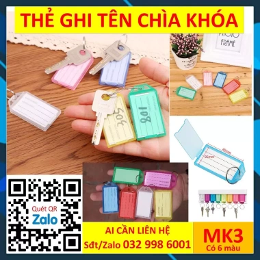 Móc khóa thẻ tên Magic1 - Đánh dấu, ghi chú, vali, hành lý, chỉ 2.000đ 5