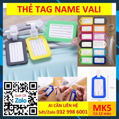 Móc khóa thẻ tên Magic1 - Đánh dấu, ghi chú, vali, hành lý, chỉ 2.000đ 7