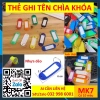 Móc khóa thẻ tên Magic1 - Đánh dấu, ghi chú, vali, hành lý, chỉ 2.000đ 9