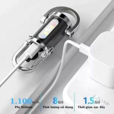 Móc khóa thông minh đa năng LED mini, đèn cảnh báo, sạc dự phòng - Giá 70.000 VND 8 Móc khóa thông minh đa năng LED mini, đèn cảnh báo, sạc dự phòng - Giá 70.000 VND 8