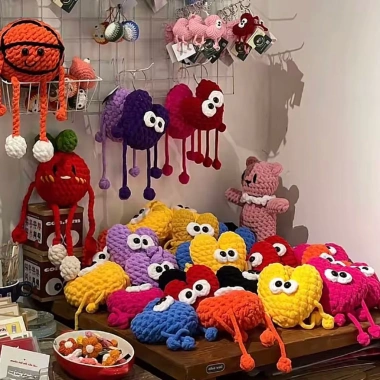 Móc khoá trái tim khổng lồ handmade - Quà tặng lãng mạn, giảm còn 98.000 VND 5