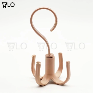 Móc Nhựa Xoay 360° 4 Chấu - Treo Đồ, Phơi Quần Áo, Túi, Giày Dép - Chịu Lực Cao, Giá 13.125k 5