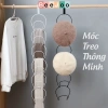 Móc treo 5 tầng thép không gỉ – Treo mũ, khăn, túi xách, quần áo, giá 16.000₫