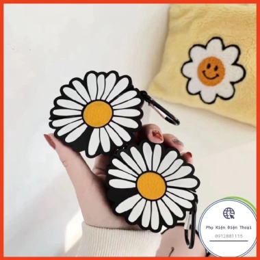 Móc treo Case silicon AirPods Pro 3/2/1 - Vỏ bọc Daisy Hoa cúc, giảm giá 45k Móc treo Case silicon AirPods Pro 3/2/1 - Vỏ bọc Daisy Hoa cúc, giảm giá 45k