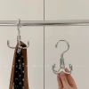 Móc treo đa năng 4 móng xoay không đục lỗ - Bảo quản túi, mũ, thắt lưng, tủ quần áo 3
