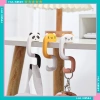 Móc treo đồ, balo, túi xách hình thú cute, gọn nhẹ gắn bàn, tiện lợi chỉ 17.000đ
