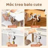 Móc treo đồ, balo, túi xách hình thú cute, gọn nhẹ gắn bàn, tiện lợi chỉ 17.000đ 3