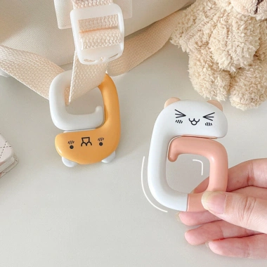 Móc treo đồ, balo, túi xách hình thú cute, gọn nhẹ gắn bàn, tiện lợi chỉ 17.000đ 8