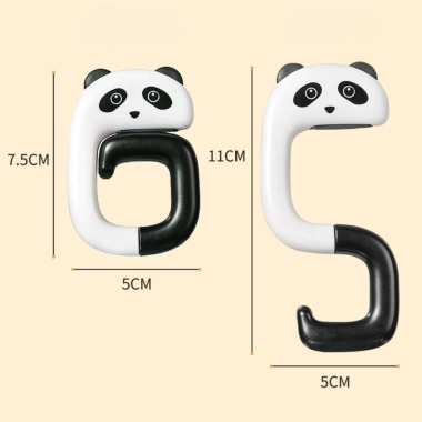 Móc treo đồ, balo, túi xách hình thú cute, gọn nhẹ gắn bàn, tiện lợi chỉ 17.000đ 9