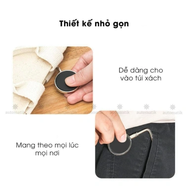 Móc Treo Đồ Kim Loại Đa Năng Gắn Cạnh Bàn Không Dán - Nhỏ Gọn, Chịu Lực Tốt - Automatik 6