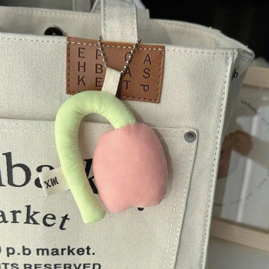 Móc treo hoa Tulip héo nhỏ gọn xinh xắn - Dùng làm phụ kiện treo balô, túi xách, giá chỉ 27.590 VND 2