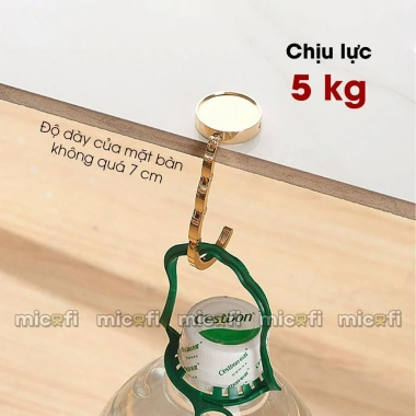 Móc Treo Micofi Đa Năng Gấp Gọn, Đặt Bàn, Gắn Cạnh, Không Dán, Chịu 5kg, Giá 40.000đ 4