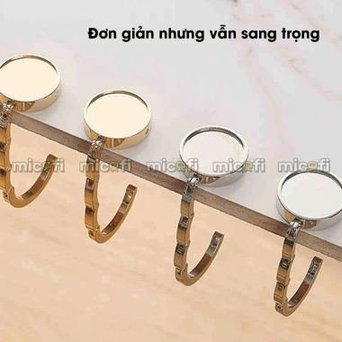 Móc Treo Micofi Đa Năng Gấp Gọn, Đặt Bàn, Gắn Cạnh, Không Dán, Chịu 5kg, Giá 40.000đ 7