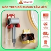 Móc treo phòng tắm mèo DoDo ShopVN - Đỡ máy sấy, điện thoại, kệ chống nước 35k