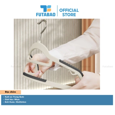 Móc Treo Quần Áo Futabao 360 Chống Trượt Đa Năng Nhựa Cao Cấp Bền Bỉ, Giá 5.000đ 3