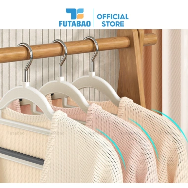 Móc Treo Quần Áo Futabao 360 Chống Trượt Đa Năng Nhựa Cao Cấp Bền Bỉ, Giá 5.000đ 4